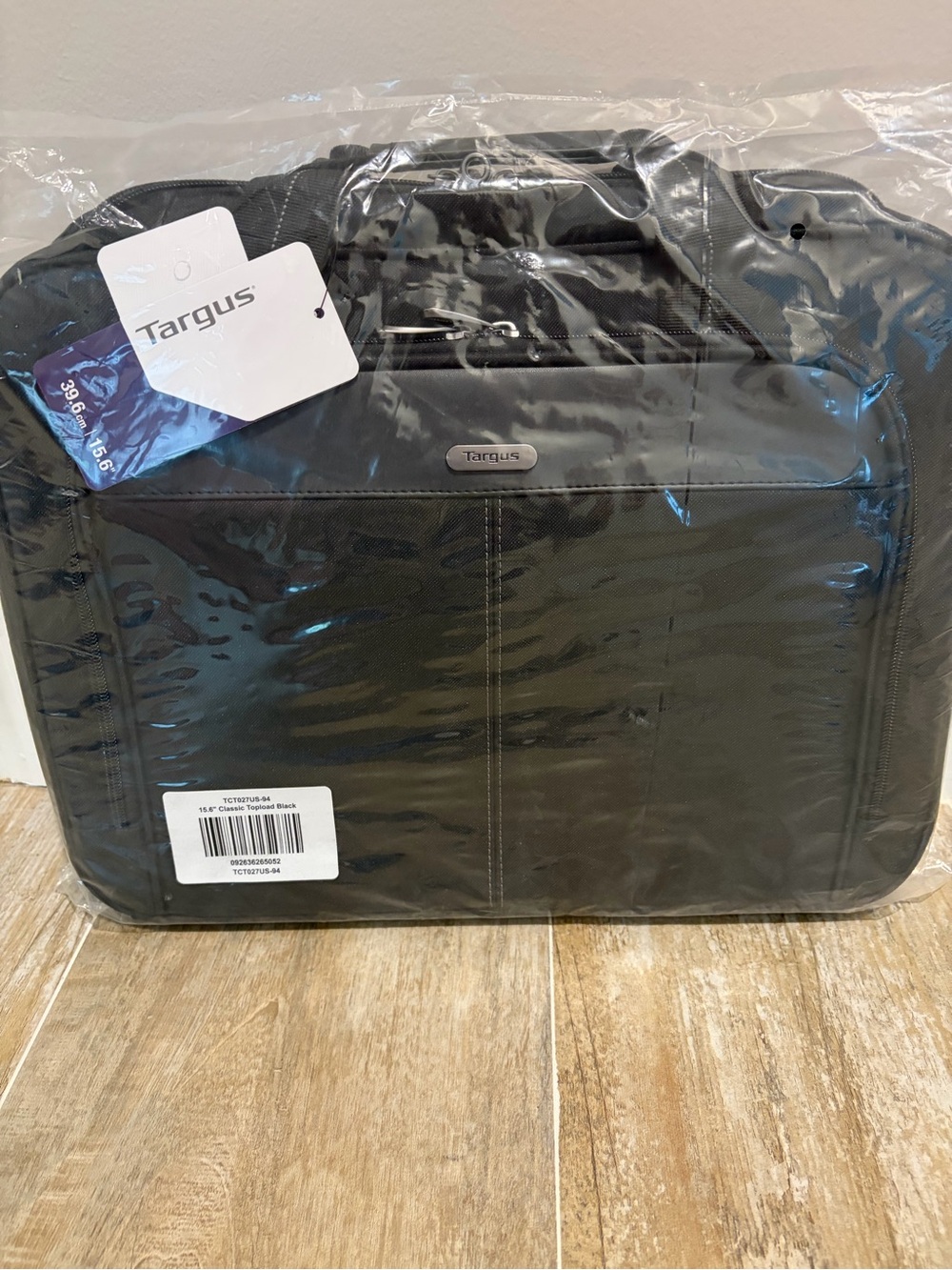 NWT Targus Classic Slim Black Laptop Bag